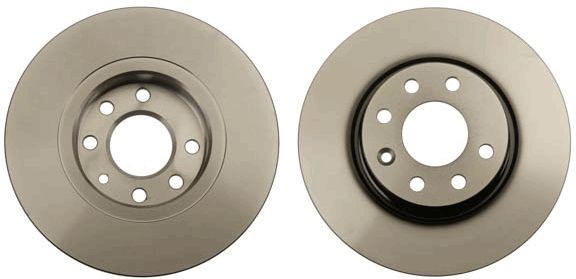 TRW DF4300 Brake disc 260x12mm, 6x100, solid, Painted