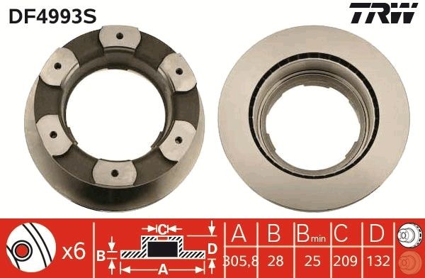 TRW DF4993S Brake disc IVECO experience and price
