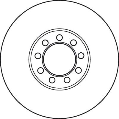 TRW Brake rotors DF4994S for IVECO Daily