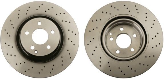 TRW Disc brake set rear and front Mercedes-Benz W221 new DF6077S