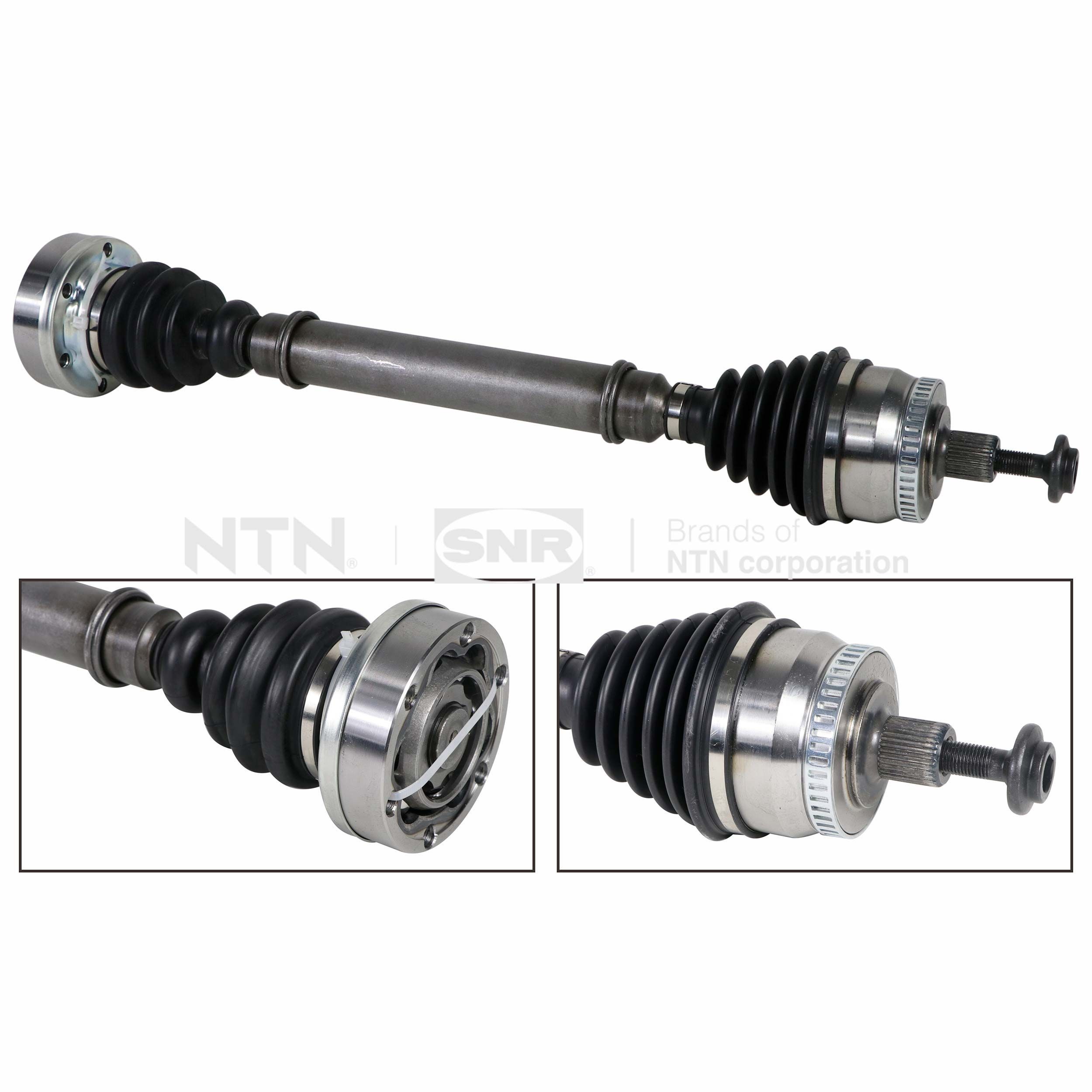 SNR Front Axle Right, 634mm, with rubber mount Length: 634mm, External Toothing wheel side: 33 Driveshaft DK54.061 buy