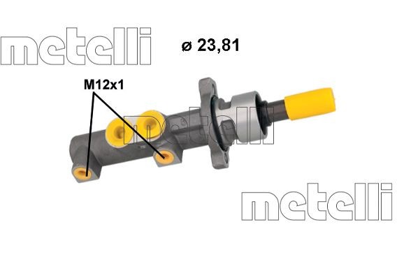 Great value for money - METELLI Brake master cylinder 05-1301