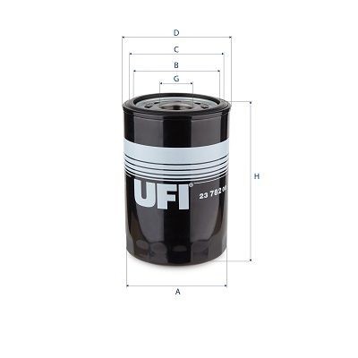 UFI 23.782.00 Oil filter VHS156072190