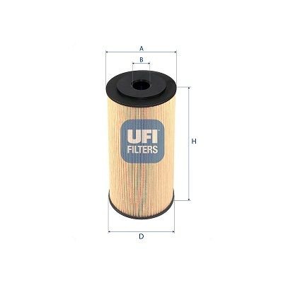 UFI 25.280.00 Oil filter 23109177