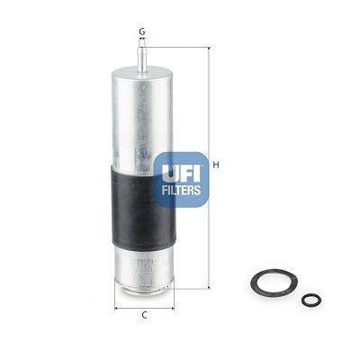UFI 31.A36.00 Fuel filter 626 090 04 52