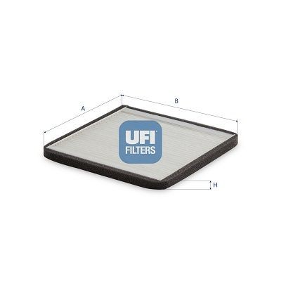 UFI Filter Insert, 175 mm x 184 mm x 12 mm Width: 184mm, Height: 12mm, Length: 175mm Cabin filter 53.592.00 buy
