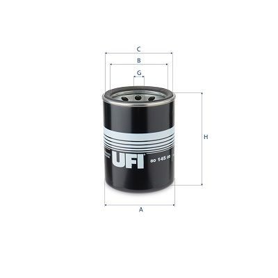 UFI 80.145.00 Oil filter H-335620
