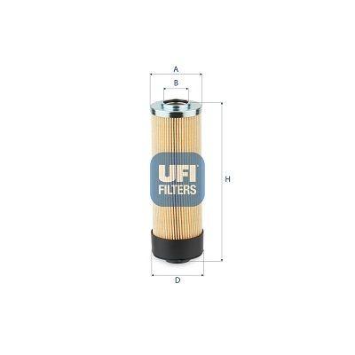 UFI 83.107.00 Filter, operating hydraulics 61 mm