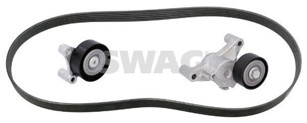 SWAG V-Ribbed Belt Set 33 10 9638 Volvo XC 90 2017