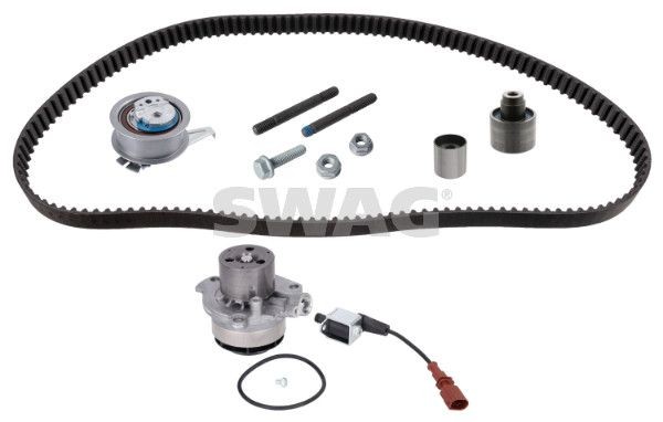 SWAG 33110491 Timing belt kit with water pump Audi A3 8V Sportback 2.0 TDI quattro 184 hp Diesel 2017 price