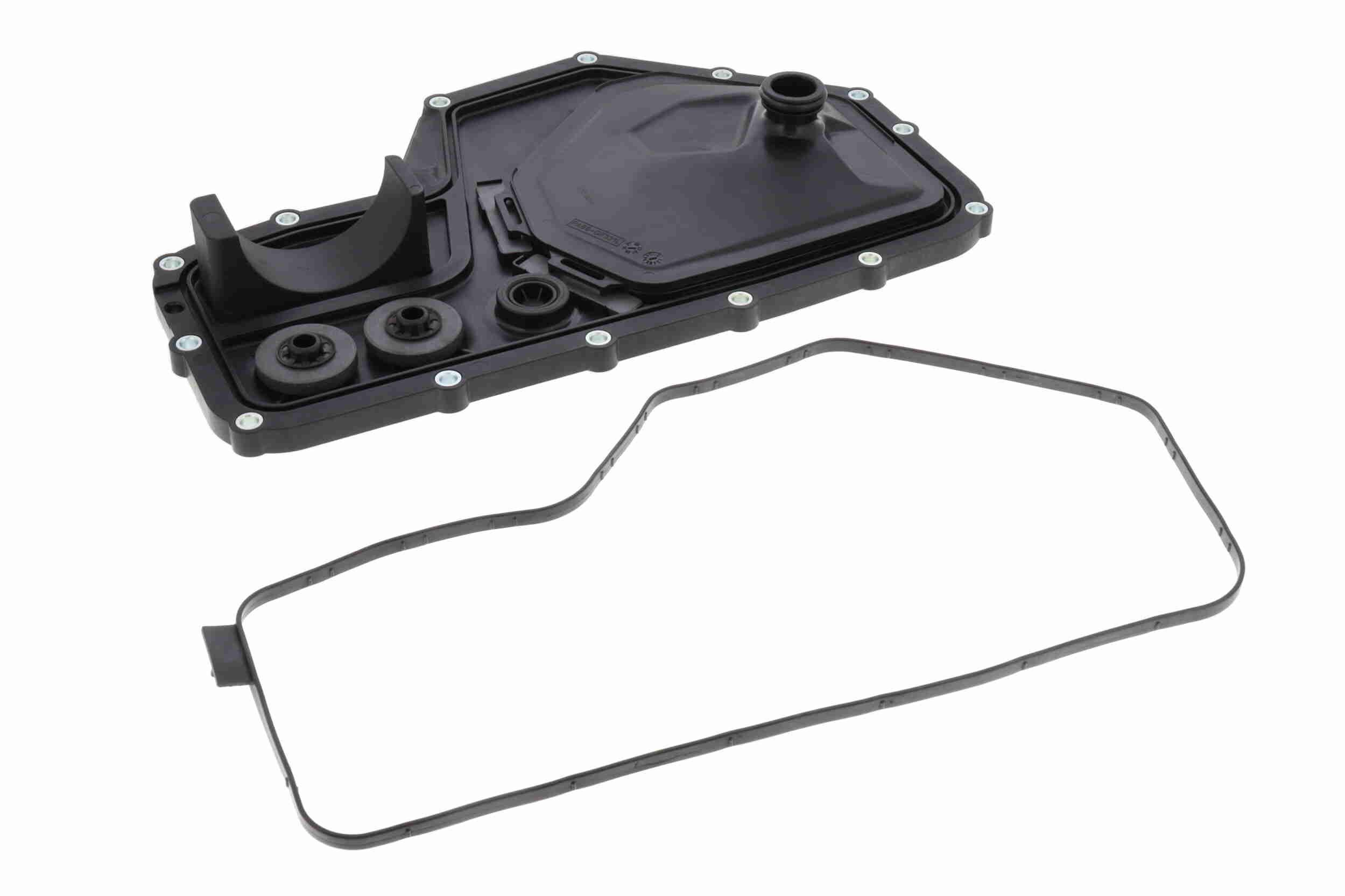 V10-8610 VAICO Transmission pan AUDI with seal ring, with oil sump gasket, with filter