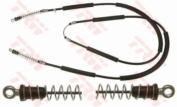Original TRW Emergency brake cable GCH1846 for FIAT 500