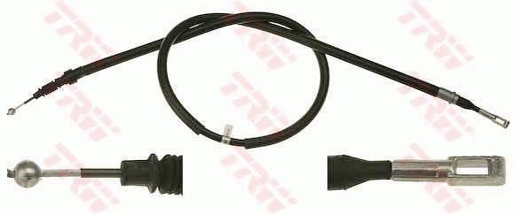 TRW GCH1934 Hand brake cable 1290, 1127mm, Disc Brake