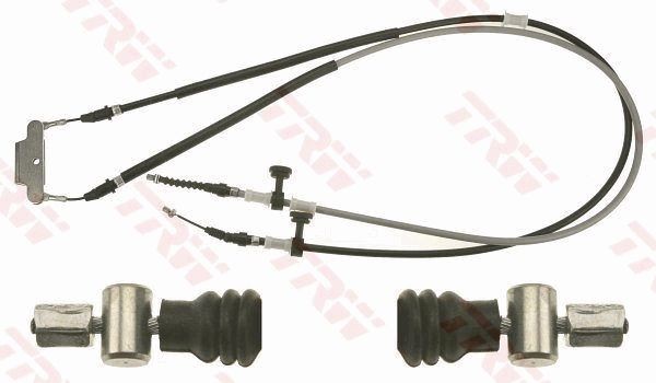 TRW GCH2655 Hand brake cable 1629mm, Disc Brake