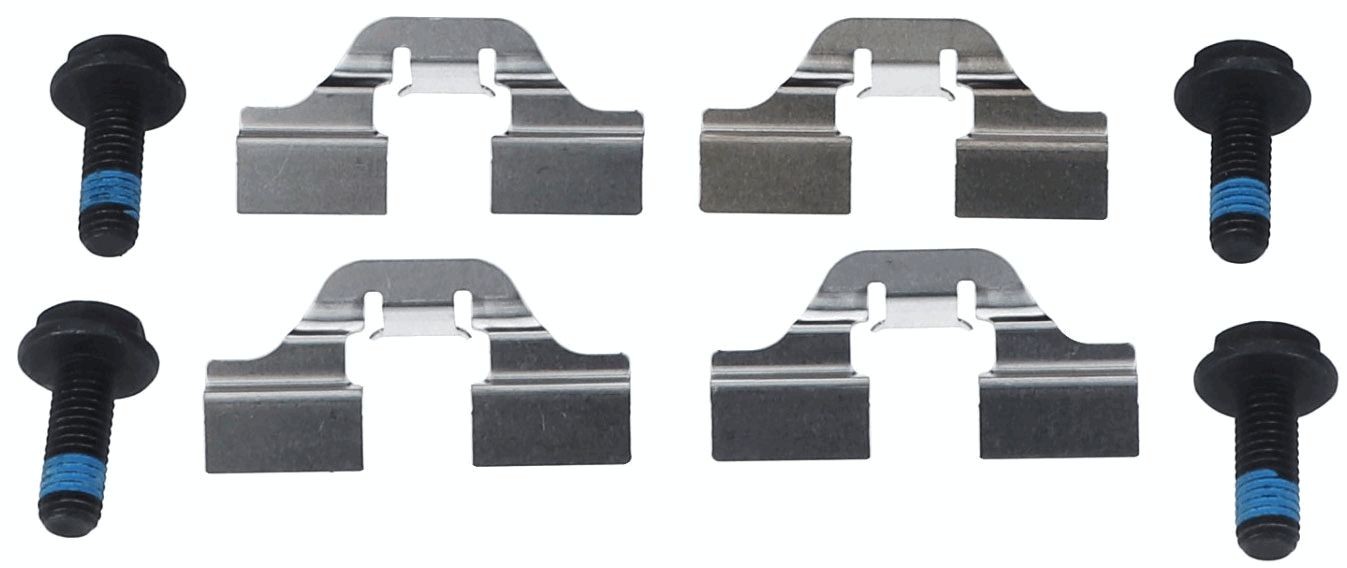 GDB1330 Set of brake pads 20960 TRW not prepared for wear indicator, with brake caliper screws, with accessories