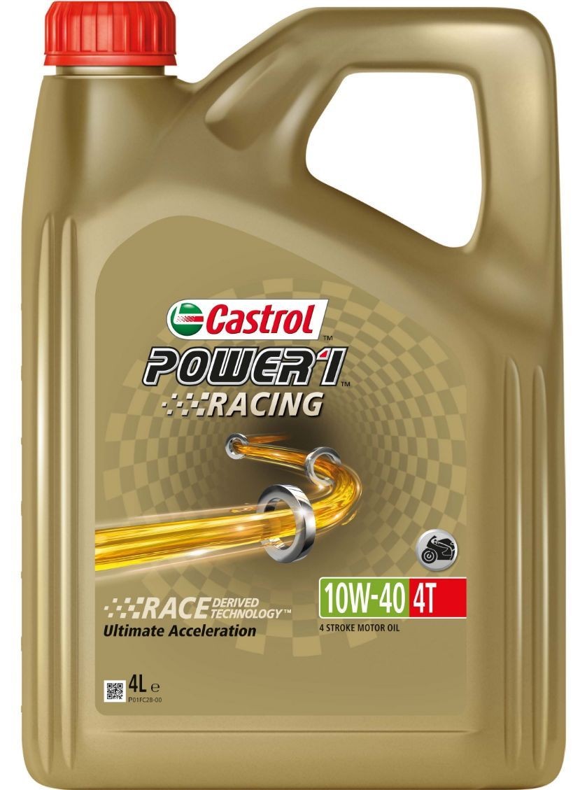 Buy Motor oil CASTROL petrol 15F57B Power 1, Racing 4T 10W-40, 4l