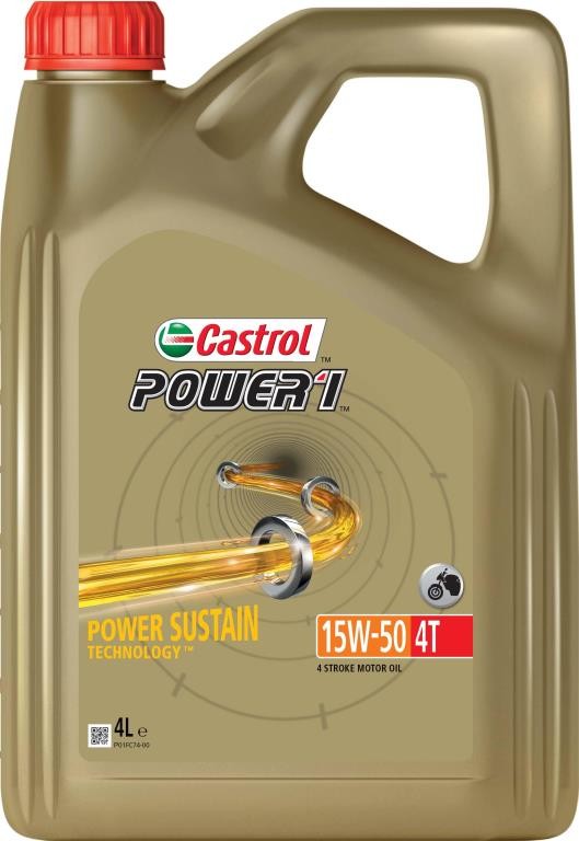 Buy Engine oil CASTROL diesel 15F589 Power 1, 4T 15W-50, 4l