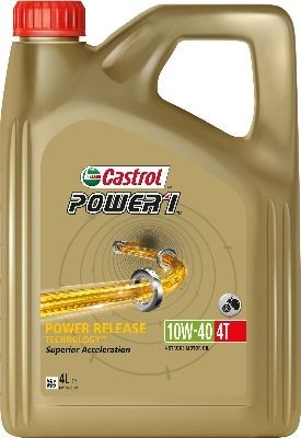 CAGIVA ALAZZURRA Motoröl 10W-40, 4l, Teilsynthetiköl CASTROL Power 1, 4T 15F5A1