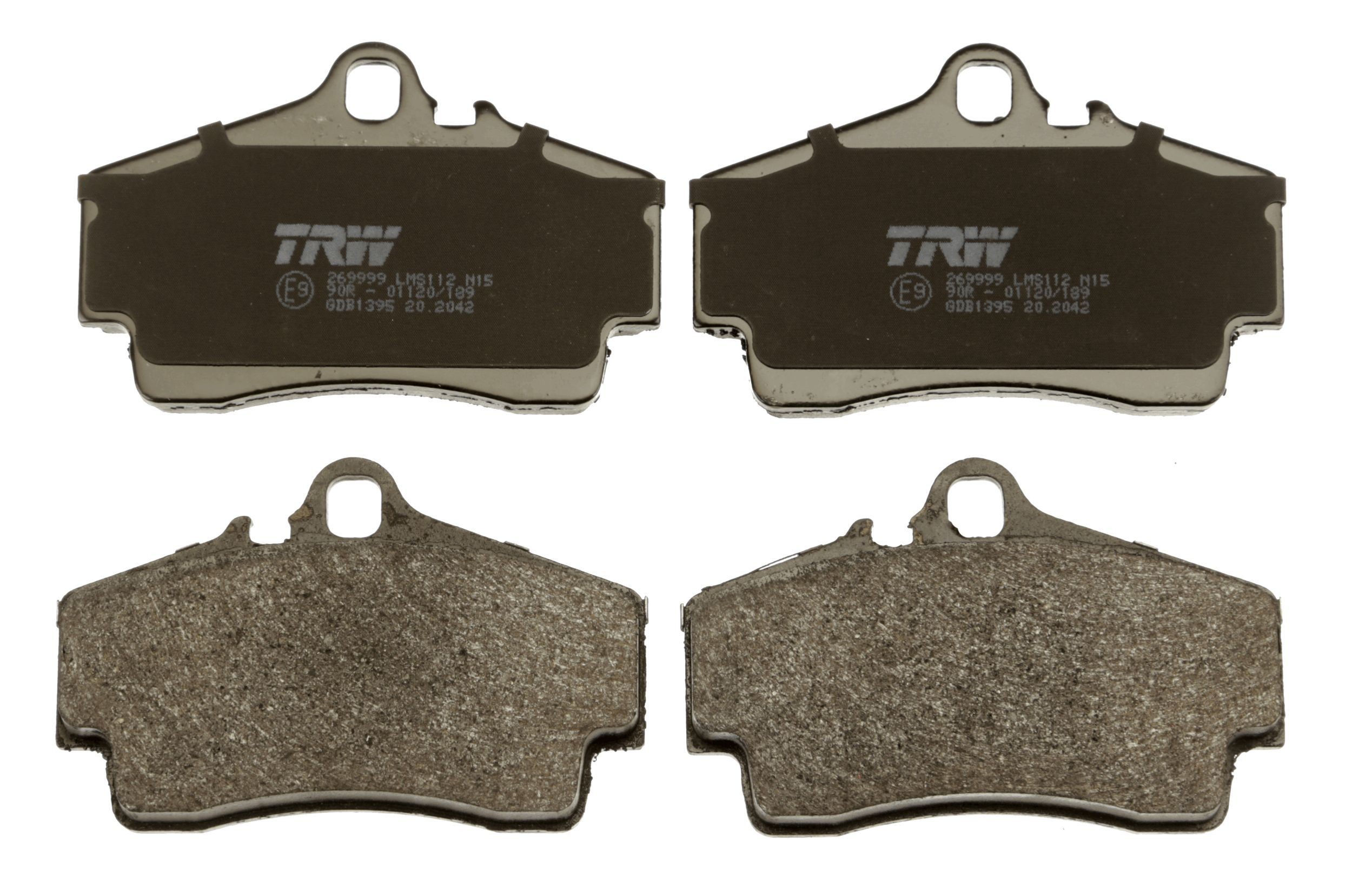 TRW Brake pad kit GDB1395 for PORSCHE BOXSTER, 911, CAYMAN