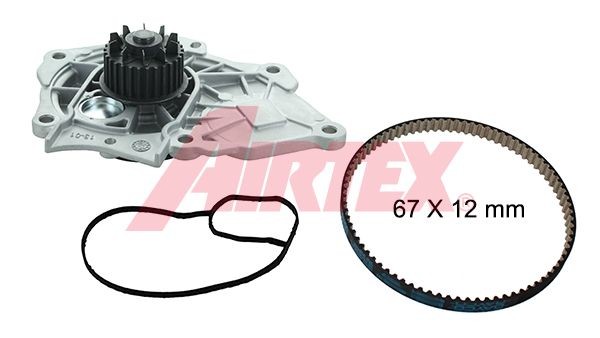 AIRTEX WPK208001 Timing belt kit Audi A3 8V Sportback S3 2.0 quattro 300 hp Petrol 2018 price
