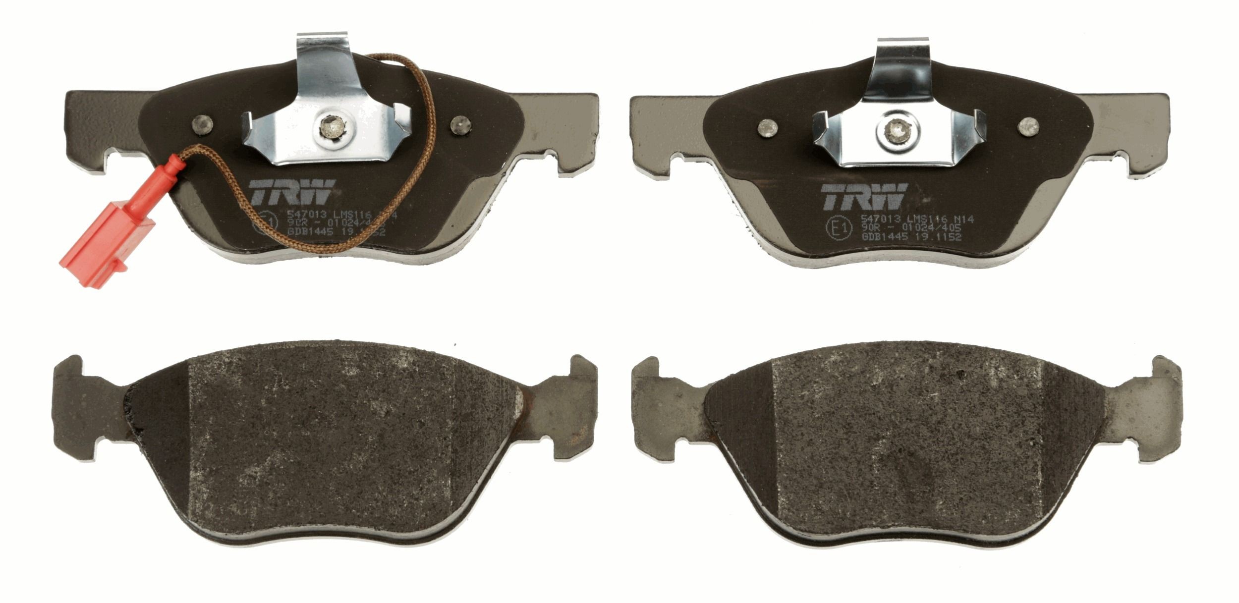 TRW Brake pad set, disc brake 21636 buy online