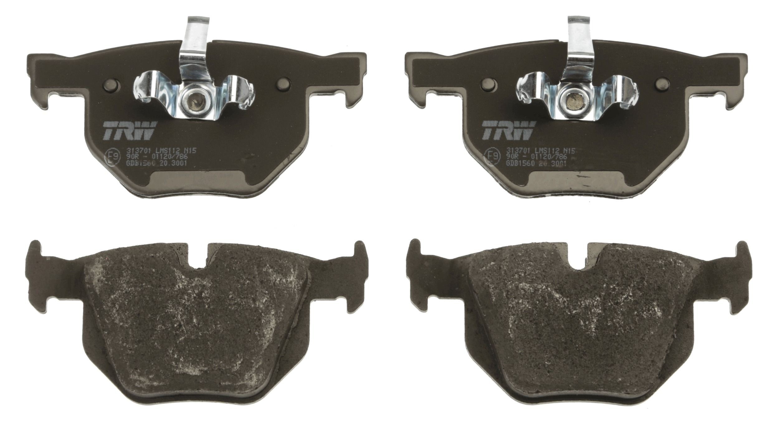 TRW Brake pad set, disc brake 23550 buy online