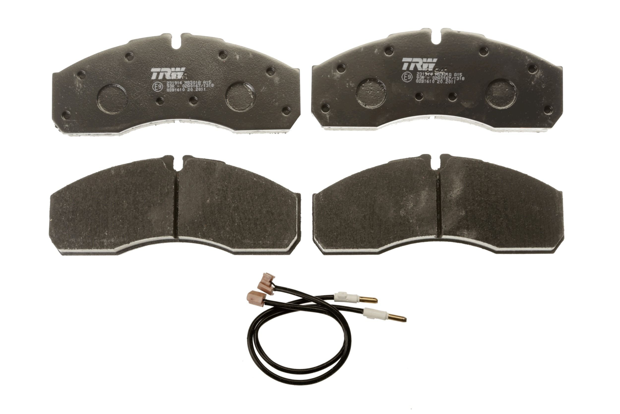 TRW Brake pad kit GDB1610
