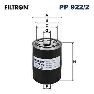 Fuel filter FILTRON PP 922/2 - Mazda CX-30 Fuel injection spare parts order