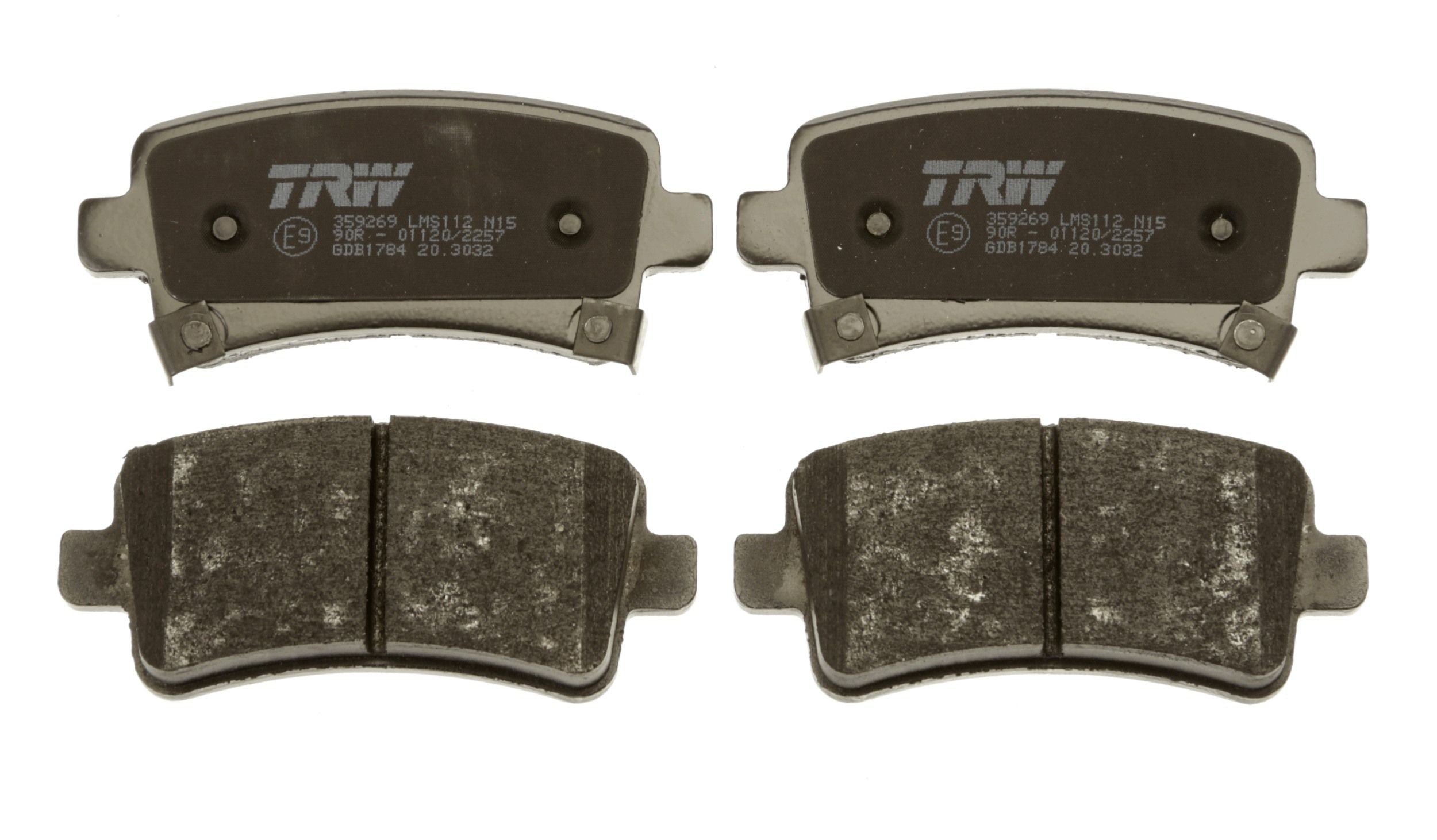 GDB1784 Set of brake pads GDB1784 TRW with acoustic wear warning
