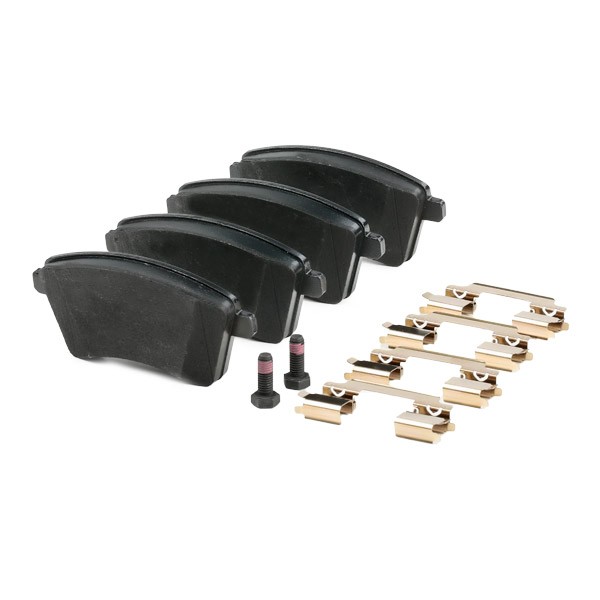 TRW 24693 Disc pads not prepared for wear indicator, with brake caliper screws, with accessories
