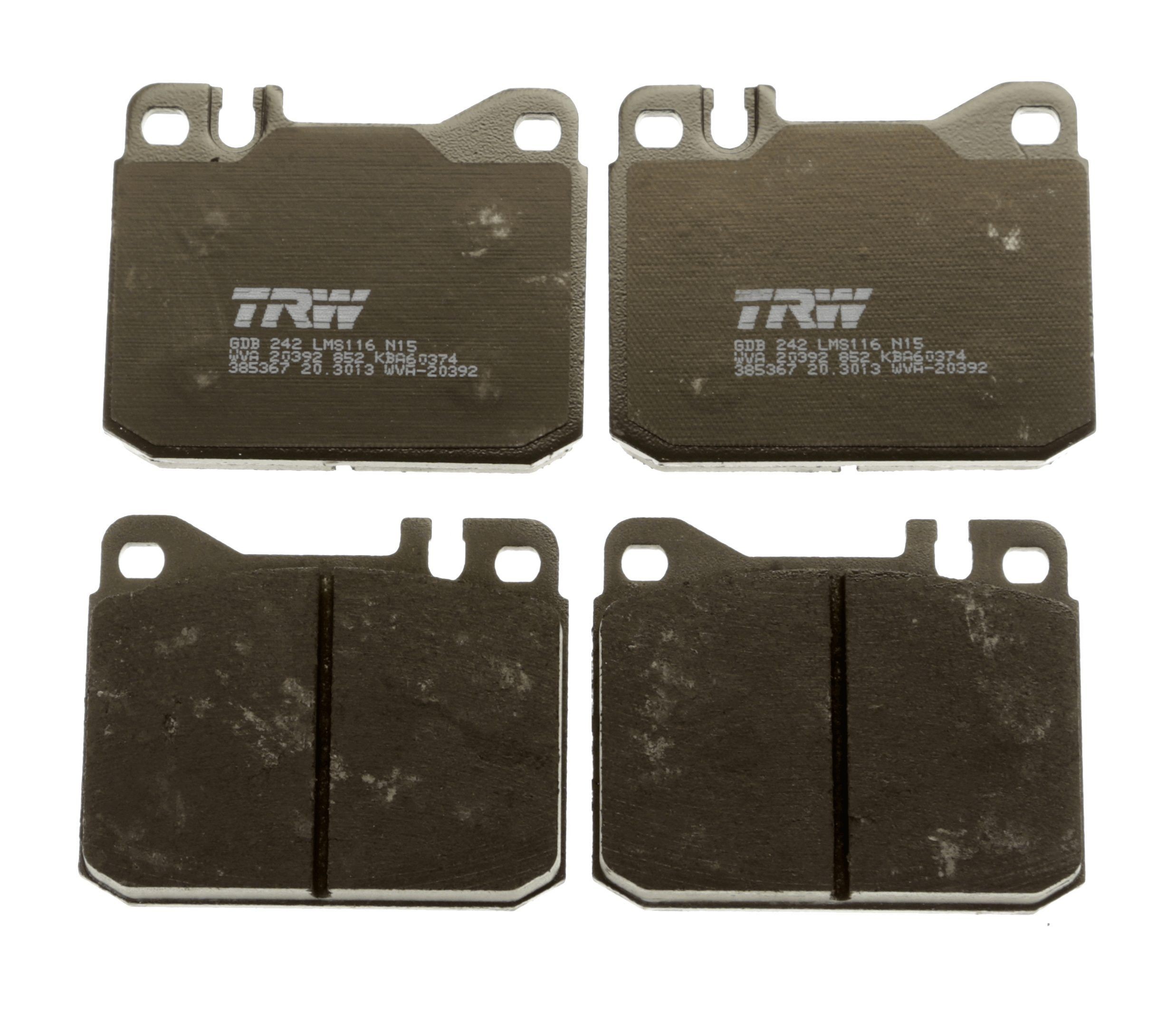TRW Brake pad kit GDB242