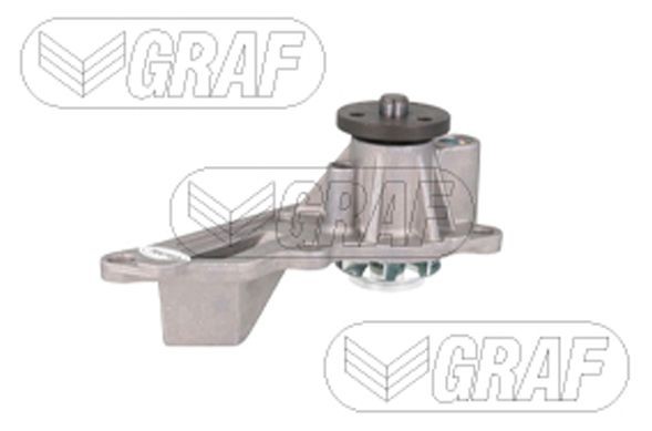 PA1487 GRAF Water pumps DACIA with seal, Mechanical, for v-ribbed belt use