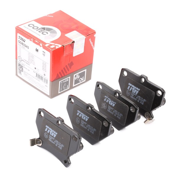 23521 TRW COTEC with acoustic wear warning Height: 51,9mm, Width: 78,5mm, Thickness: 14mm Brake pads GDB3243 buy