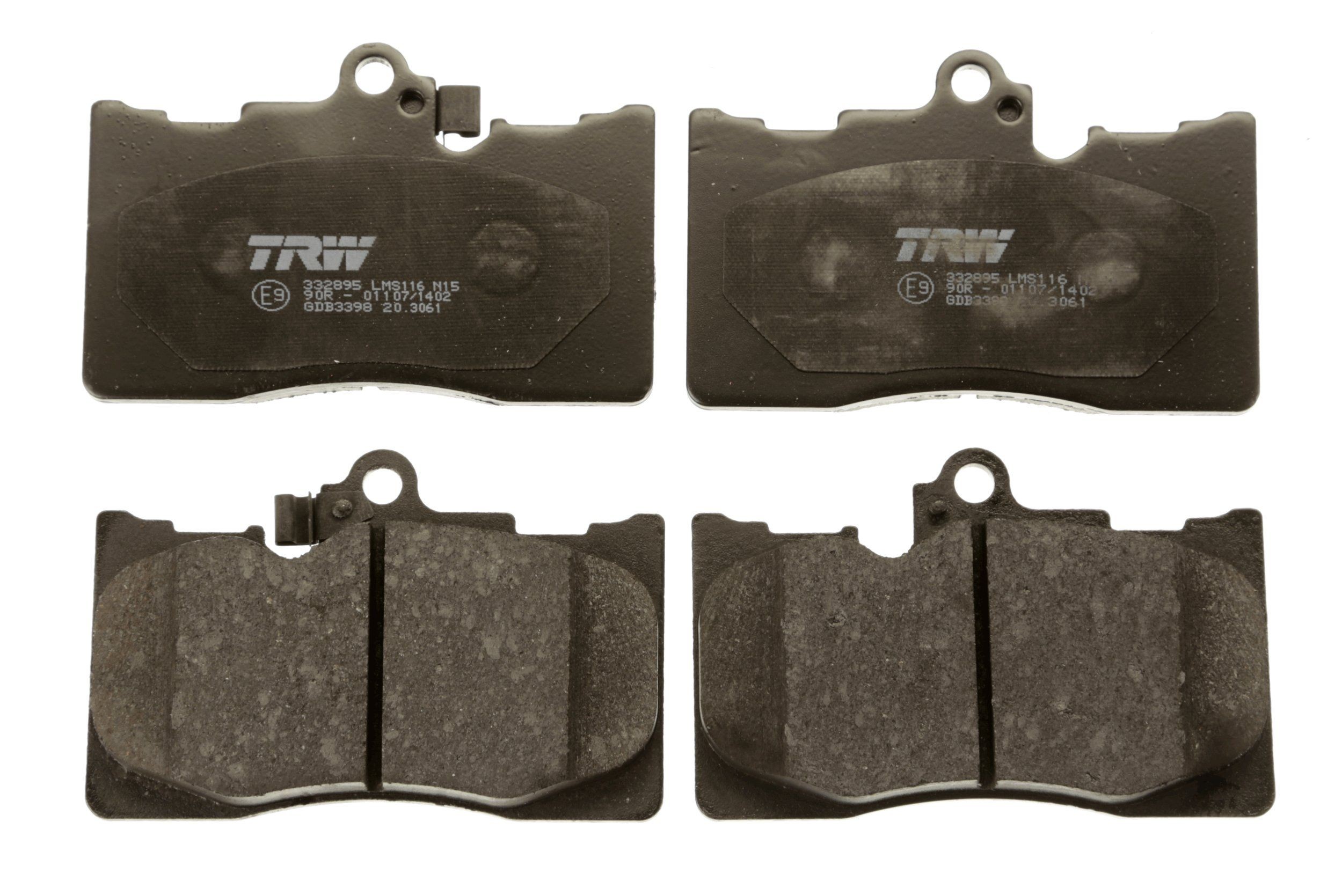 TRW Brake pad kit GDB3398 for LEXUS GS, IS, RC