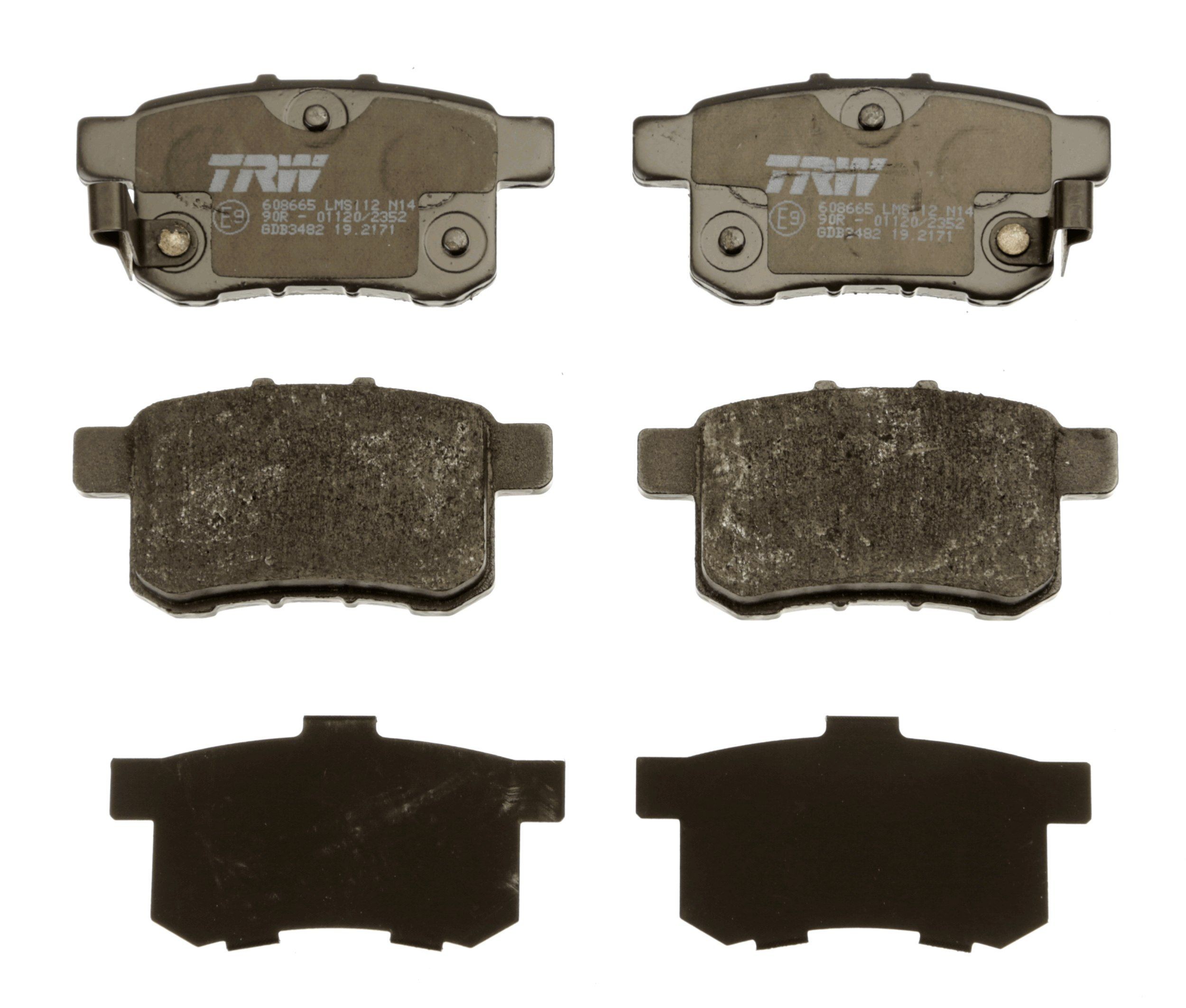 TRW Brake pad kit GDB3482 for HONDA ACCORD