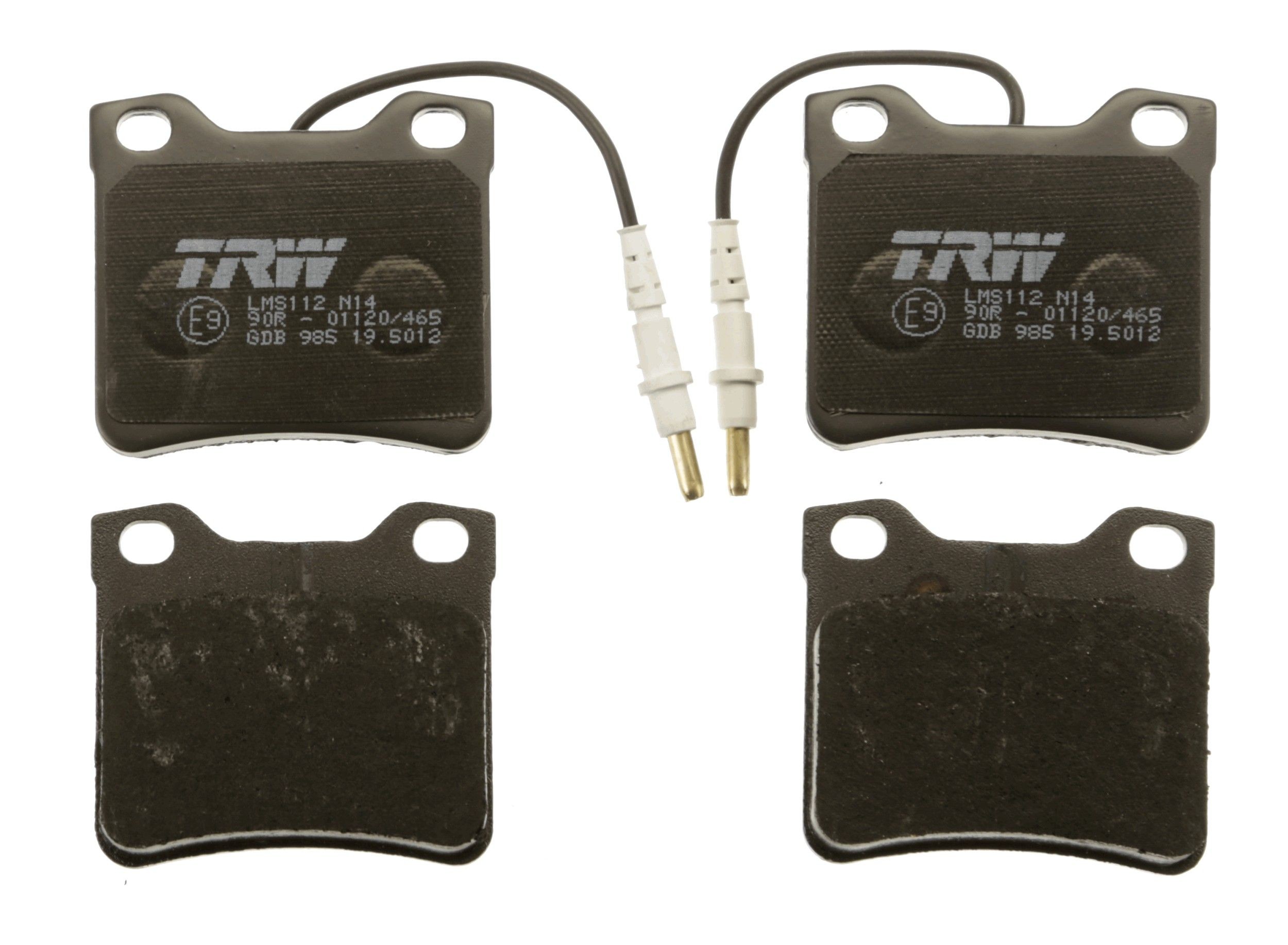TRW Brake pad kit GDB985 for Peugeot 605 6B