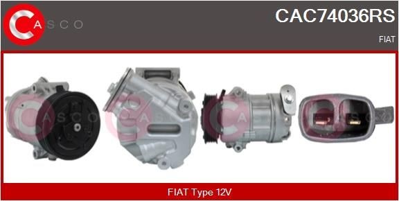 CASCO CAC74036RS Air conditioning compressor 52017359