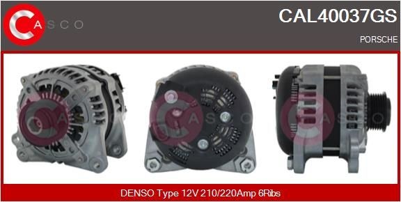 CASCO CAL40037GS Alternator PORSCHE 718 2016 in original quality