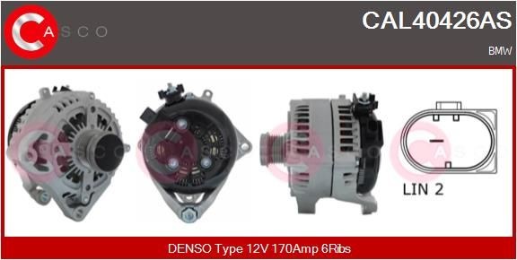 CASCO CAL40426AS Alternator Freewheel Clutch 7605478
