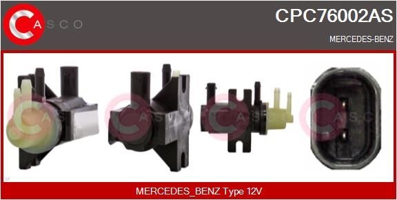 CASCO CPC76002AS Boost pressure control valve W212 E 220 CDI 2.2 163 hp Diesel 2015 price
