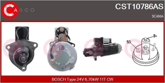 CST10786AS CASCO Anlasser für VW online bestellen