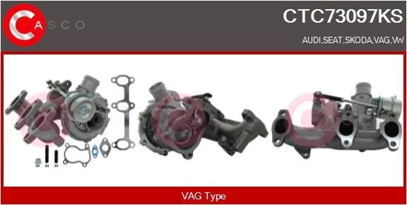 Audi A5 Turbocharger 21941819 CASCO CTC73097KS online buy
