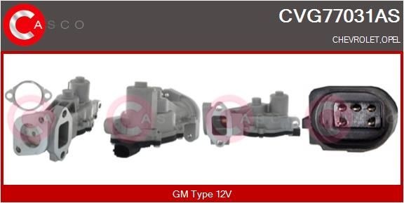 CASCO CVG77031AS EGR valve Opel Astra j Estate 1.7 CDTI 131 hp Diesel 2012 price