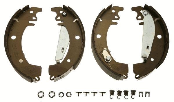 original Renault Trafic FL Brake shoes front and rear TRW GS8154