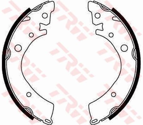 Honda INTEGRA Drum brake shoe support pads 2194626 TRW GS8215 online buy