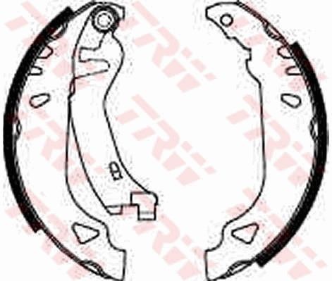 TRW Drum brake pads rear and front FIAT Tempra Saloon (159) new GS8269