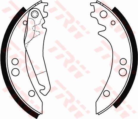 TRW Brake drums and pads MERCEDES-BENZ T1 Minibus (W601) new GS8434