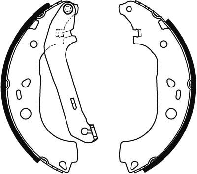 TRW Brake Shoes & Brake Shoe Set GS8471 for FORD TOURNEO CONNECT, TRANSIT CONNECT