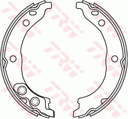 TRW GS8715 Handbrake shoes CITROËN experience and price