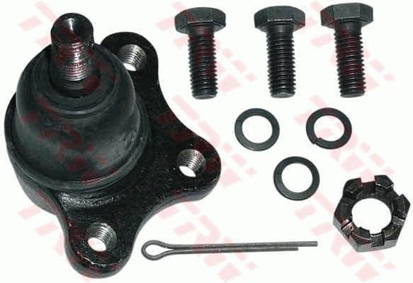 TRW JBJ439 Ball Joint Front Axle, Upper, both sides, outer, with accessories, 15mm, 63,82mm, 80mm, 1:8